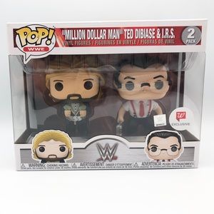 WWE Funko “Million Dollar Man” & I.R.S Pop figures